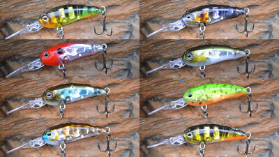 Spro Freestyle Chibi Chibi Twitchbait Hardbait Wobbler 4cm 3,3g in 8 Farben