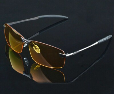 2 Pairs HD+ Day & Night Vision Anti-Glare Driving Sunglasses - Sports Style, UV400