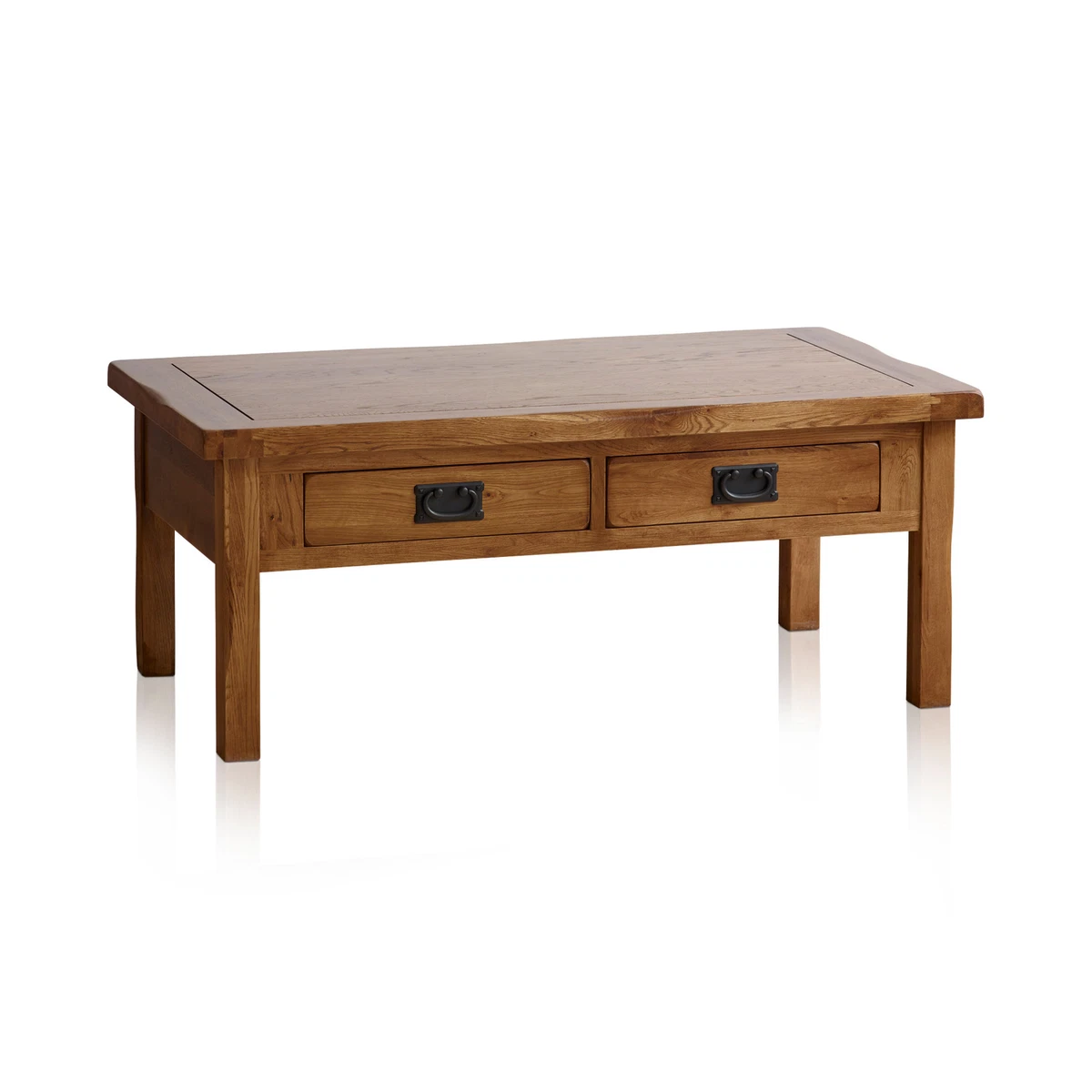 Original rustic oak coffee table outlet