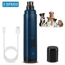 Dog Nail Grinder 2 Speeds Quiet USB Rechargeable Pet Nail Grinder Profession