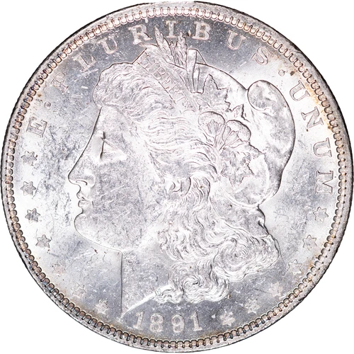 1891-O $1 Morgan Silver Dollar ~ UNC Details