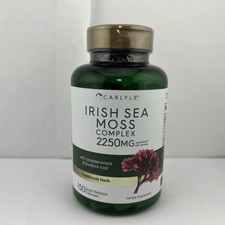 Irish Sea Moss Complex 2250mg Quick Release Capsules, 150 count - Brand NEW 