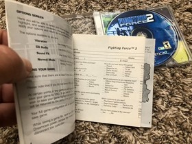 Fighting Force 2 (Sega Dreamcast, 1999) CIB Complete W/ Reg Card Tested Working