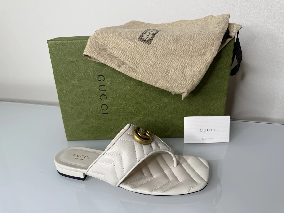 Gucci Women's Flip Flop Upper Leather Sandals for sale | eBay