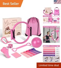 Home Pilates Essentials Kit for Women,Pilates Equipment Set with 9 Inch Yoga ...