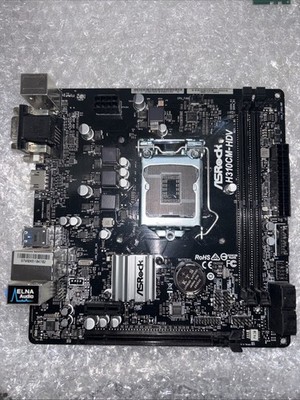 AsRock H310CM-HDV Motherboard Intel H310 LGA 1151 DDR4