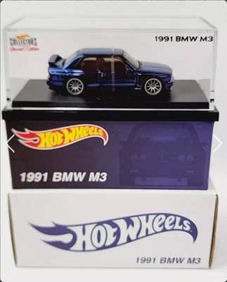 2022 Hot Wheels 1991 BMW M3 Spectraflame Blue Diecast Vehicle RLC SEALED GXJ17 - Image 1 of 3