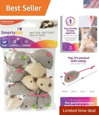 Soft Plush Catnip Mice For Cats - Value 10 Pack, Perfect For Hunting Instincts