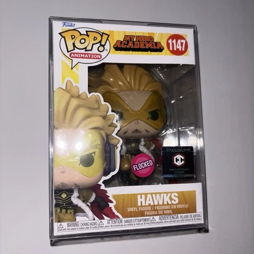 Funko Pop! Vinyl: My Hero Academia - Hawks (Flocked) - Chalice Collectibles