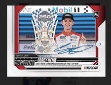   First  Corey Heim Panini Instant NASCAR #57...