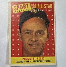 Topps 1958 Nellie Fox #479 Chicago White Sox '58 All Star Selection