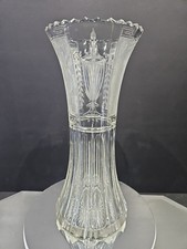 VASE Corset, American Brilliant Period Cut Glass Crystal Pairpoint 
