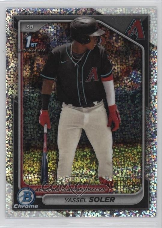 2024 Bowman Chrome Prospects Speckle Refractor /299 Yassel Soler #BCP-174 13dp