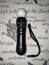 Sony Move Motion Controller Black Playstation PS4 PS3 Model No. CECH-ZCM1U