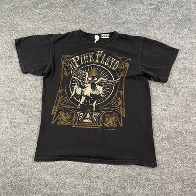 2009 Pink-Floyd Illuminati Flying Pig Shirt Medium 20x24 Black