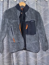 Patagonia Vintage Retro X Cardigan Deep Pile Fleece Jacket Kids Sz 10 US Made