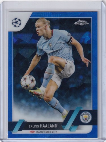 2022-23 Topps Chrome Sapphire Edition UEFA CC - Erling Haaland Base Set #99 !!