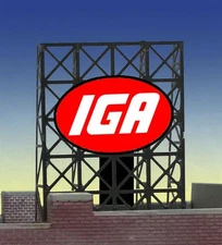 Miller Engineering 338915 N/Z IGA Animated Rooftop Billboard