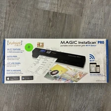 VuPoint Magic InstaScan Pro Portable Smart Scanner Wi-if Direct PDSWF-48-VP