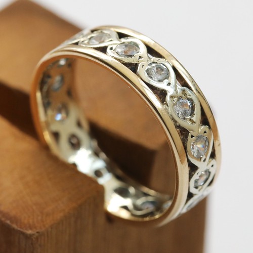 Cubic Zirconia Eternity Ring