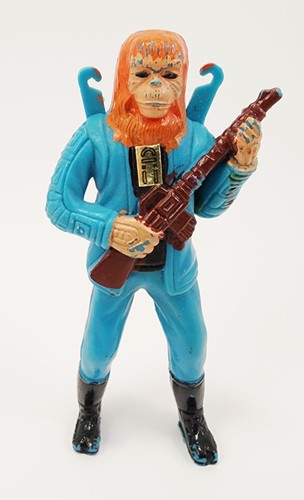 Vintage Planet Of Apes Dr Zaius Parachute Action Figure Paratrooper Azrak Hamway