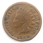 1886 T-1 1C Indian Head Penny Good (G)