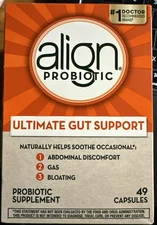 Align Probiotic Supplement Ultimate Gut Support 49 capsules EXP 9/2026