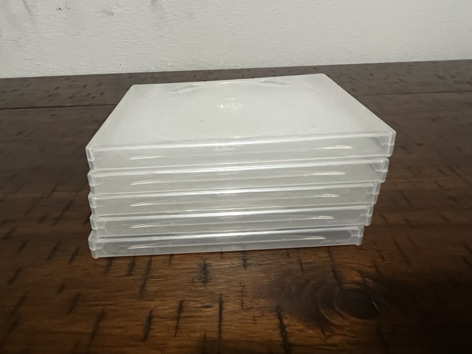 5 Count 12mm Replacement Clear Blu-Ray Cases