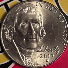 wow! this is what im talking about! 2017D nickel with awesome doubling