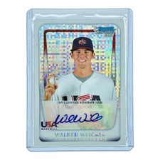 Walker Weickel 18U USA Autographs X-Fractors /299 2011 Bowman Chrome #18U-25