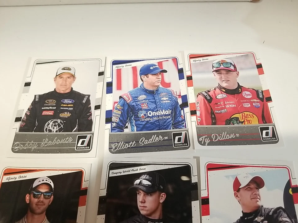 9 - 2016 DONRUSS nascar Cards! Ships Free! - Image 2 of 4