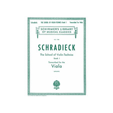 School of Violin Technics, Op. 1   Book 1 Schirmer Library of Classics Volume