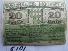 WACHAUER  AUSTRIA - SPITZ a.d. DONAU - 20 Heller  - AU/STAIN - JPR 1122.12