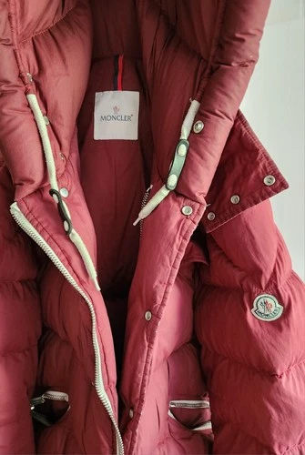 Moncler Lioran Down Jacket Puffer Coat 4 Genuine Maya Burgundy XL *SHIPS TODAY image 14