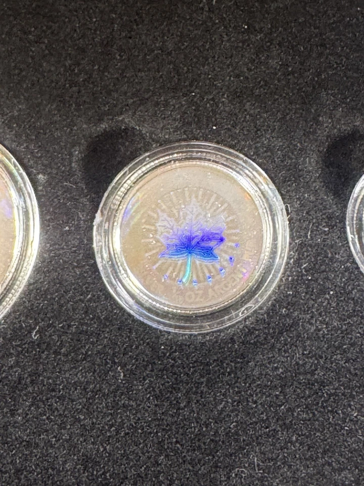 2003 Canada Holographic Maple Leaf Silver Proof Set - Image 4 of 4