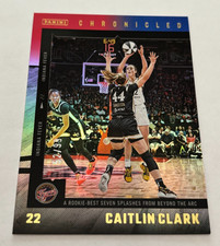2025 WNBA Chronicled Red Blue Foil Parallel Caitlin Clark SSP # 99 Indiana Fever