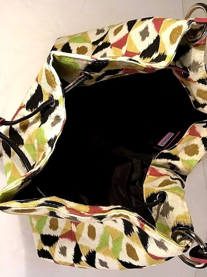 Bolso de hombro hobo de tela multicolor Stephanie Johnson  Foto 4 de 4