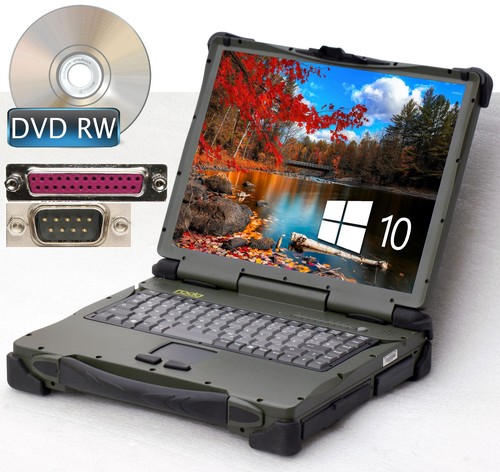 Roda Rocky III + PC Portable 15 " 38cm SSD RS-232 Lpt Parallèle Accu Ok Windows - 第 1/5 張圖片