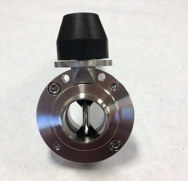 1.5" Butterfly Valve Sanitary T316L Stainless Weld Ends EPDM Seat w/Handle NEW - Image 2 of 4