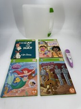 Leap Frog TAG Reader Pen  Books Lot of 4 Books Case and Pen