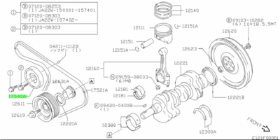 SUZUKI Jimny TENSIONER ASSY WATER 17540-80F51-000 Genuine JDM | eBay