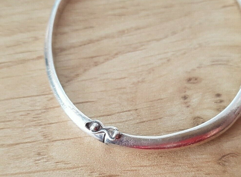 Bracelet Articulé Métal Argenté 'Il était Une Fois' - Occasion Bon état