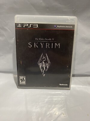 Sony PlayStation 3 PS3 The Elder Scrolls V Skyrim Black Label 2011 ...
