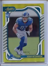 Panini Absolute Aidan Hutchinson GOLD ROOKIE /10 SSP