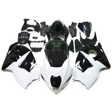 Fairing Kit For 1997-2007 Suzuki GSXR1300 Hayabusa Plastic White Black Bodywork