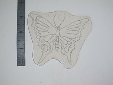 vtg 1960s 1970s Tattoo Flash acetate stencil Frilly wings 175n BF4
