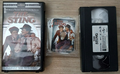 The Sting VHS 1998 25th Anniversary Edition w/ collectible CD
