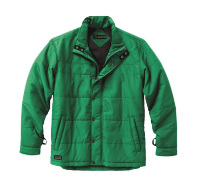 DDX Dri-Duck Mens Green Transverse Insulated Therma Puffer Jacket Size XL NWT