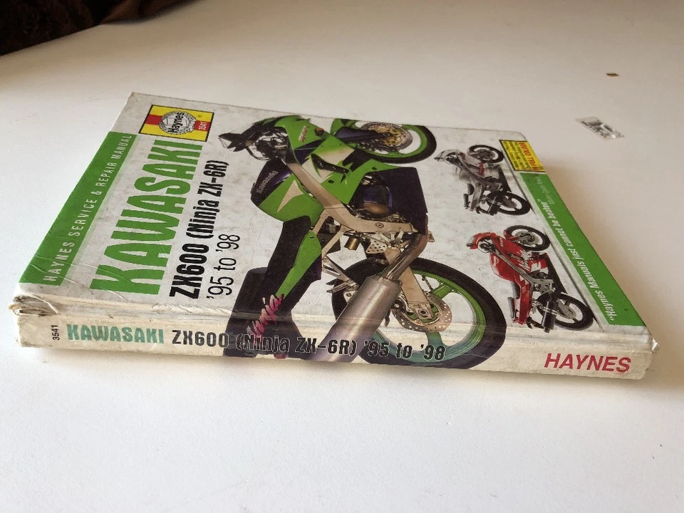 Manual de reparación Haynes M3541 Kawasaki ZX600/636 ZX-6R 1995-2002 70-1039 HM3541 Foto 2 de 3