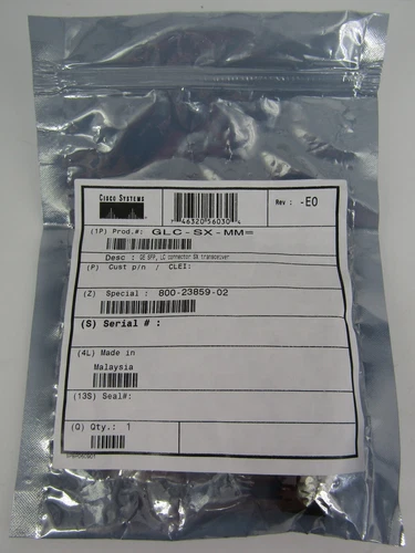 Cisco GLC-SX-MM 30-1301-02 - LC Connector, SX transceiver Module 1000-Base -New